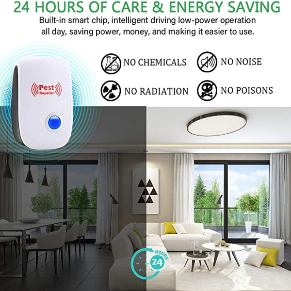 Ultrasonic Rat Deterrent: Repel Rats with Sound & Noise Repellent for Rodents - Rat Repeller Available In UK