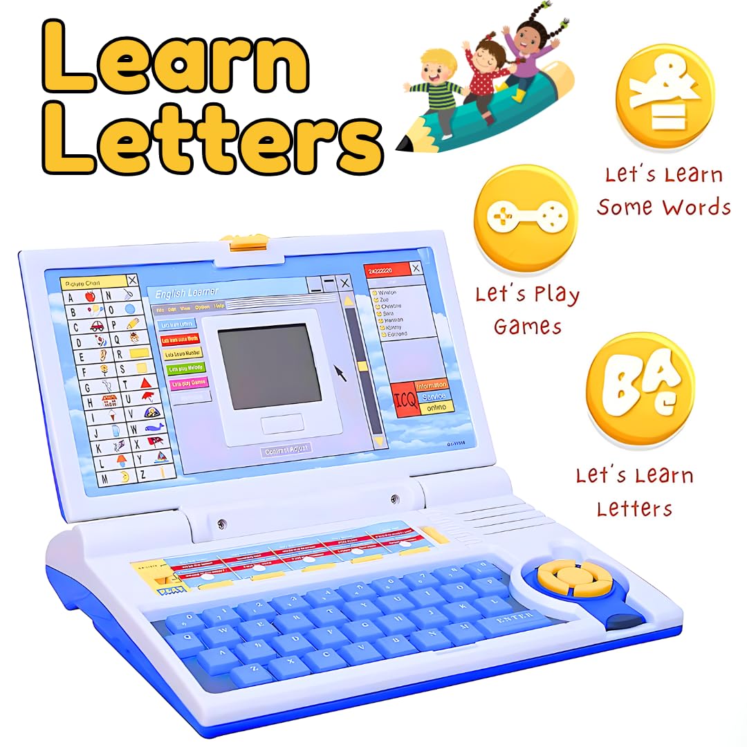 Children’s Toy Computer – Interactive Learning Laptop with Music, Games & Early Educational Activities