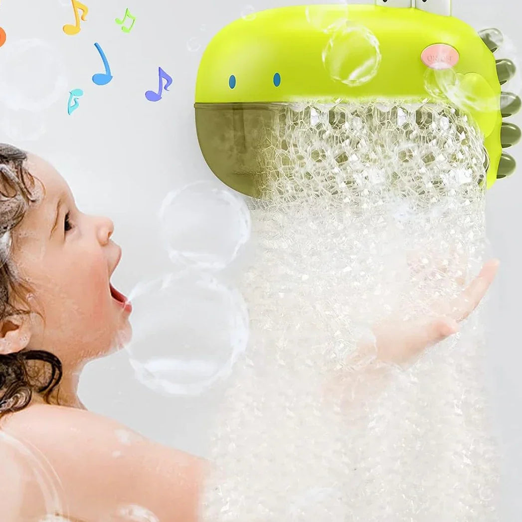 Dino Bubble Buddy Bath Toy | Interactive, Colourful & Engaging for Kids’ Sensory Development and Fun Bath Time Adventures