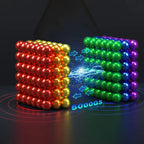 Rainbow Magnetic Play Balls | Safe, Durable & Educational Toy for Creative Development and Fine Motor Skills