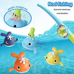 Aqualure™ | Bath Fishing Set for Kids | Interactive Bath Toy with Fishing Rod & Floating Fish | Perfect for Bath Time Fun