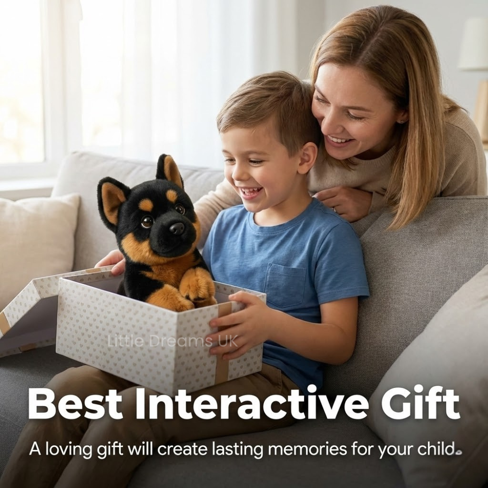 Milow Puppy – Realistic Robot Puppy Toy That Walks & Barks | Interactive Dog Pet for Kids & Adults