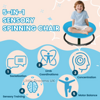 Sensory Spinning Chair for Kids – 360° Swivel Sensory Chair for Autism & ADHD | Therapy Seat for Balance & Coordination UK