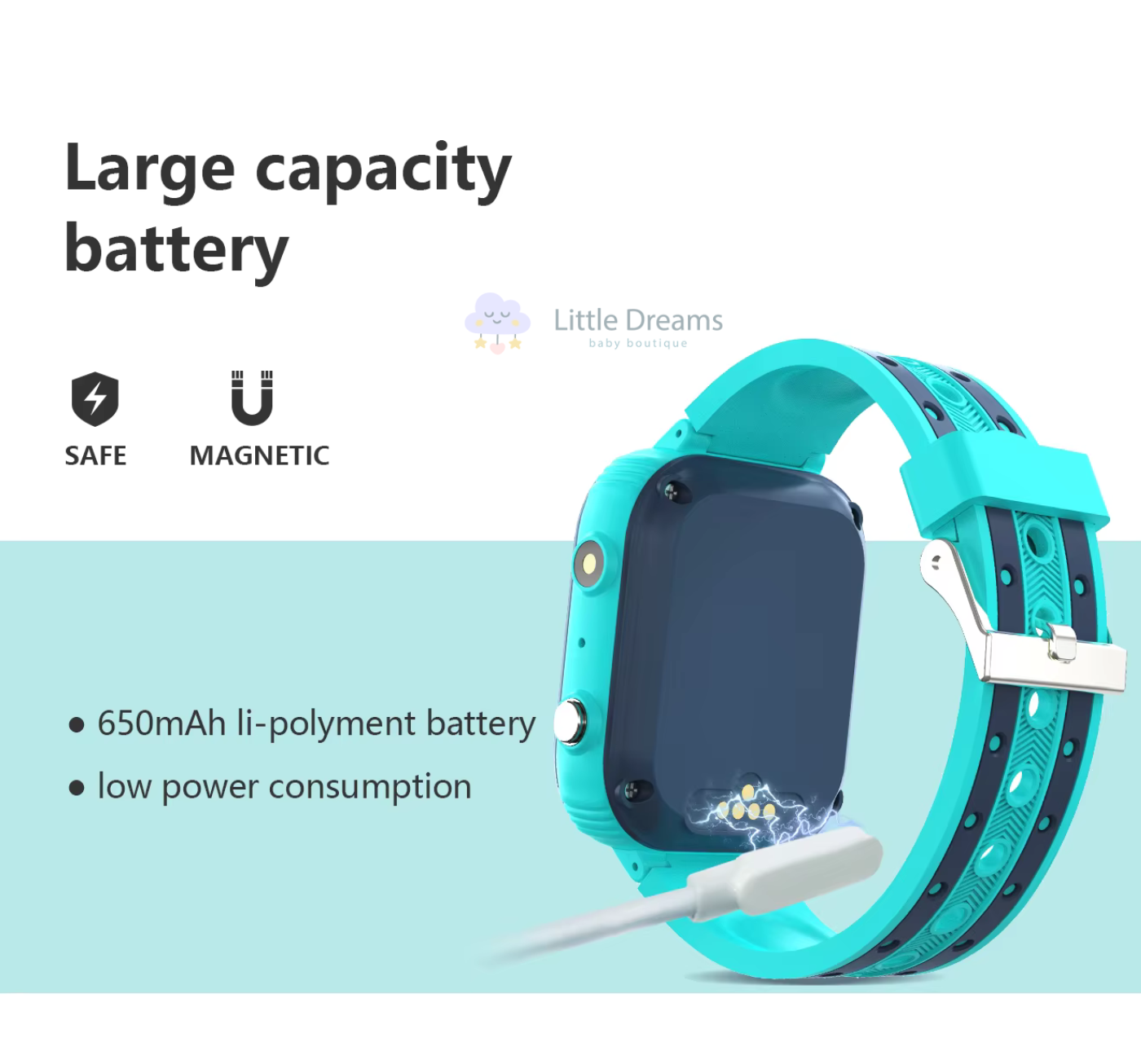 Kids Waterproof Smartwatch with GPS | 4G Calling, Educational Games & SOS Feature for Safety Monitoring