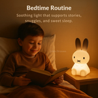 Miffy Bunny Lamp - Soft White Rabbit Night Light for Kids and Toddlers