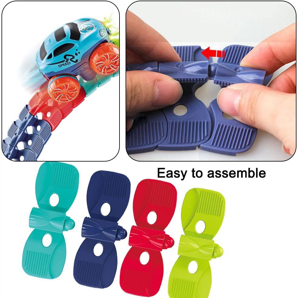 Anti-Gravity Racing Track | Glow-in-the-Dark, Flexible Layout & Educational Fun for Kids Aged 3+
