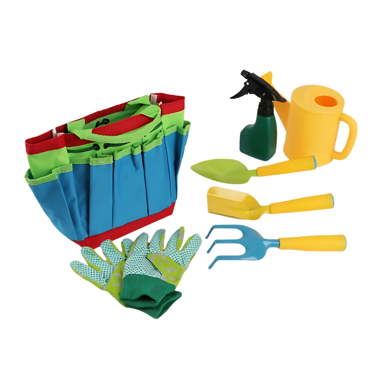Kids Gardening Tool Set | Complete 7-Piece Kit with Protective Gear for Hands-On Outdoor Learning and Fun