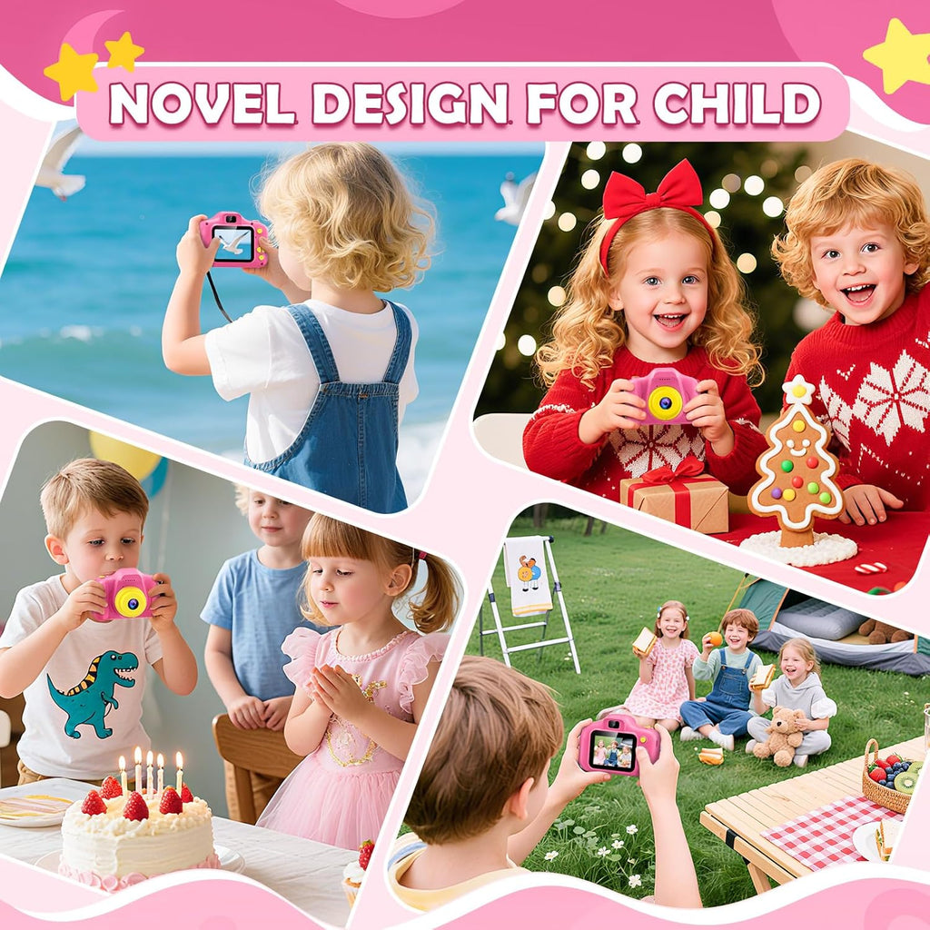 Kids Digital Camera – KiddoSnap Interactive Toy Camera for 3-5 Year Olds with HD Video, Dual Lens & Durable Design