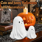 Halloween Ghost Figurine | Cute, Whimsical Decor for Tabletop Home Decoration and Unique Gifts