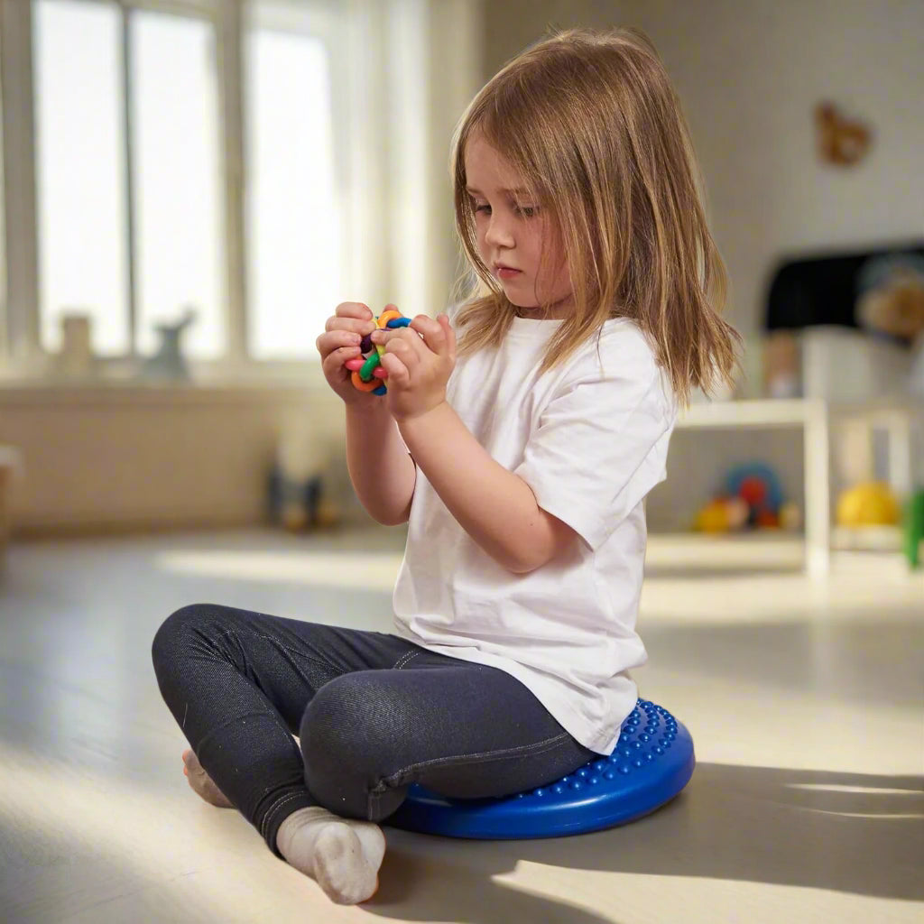 Sensory Wobble Cushion for Kids - Balance and Stability Seat Cushion for Active Sitting and Improved Posture in Classrooms and Home Use