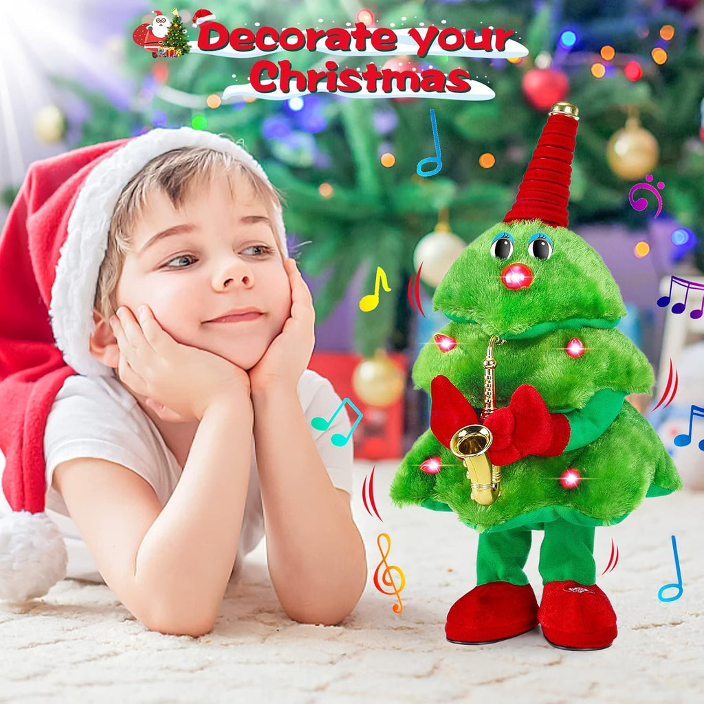 Robotic Christmas Ornament - Singing Dancing Christmas Tree Plush Toy