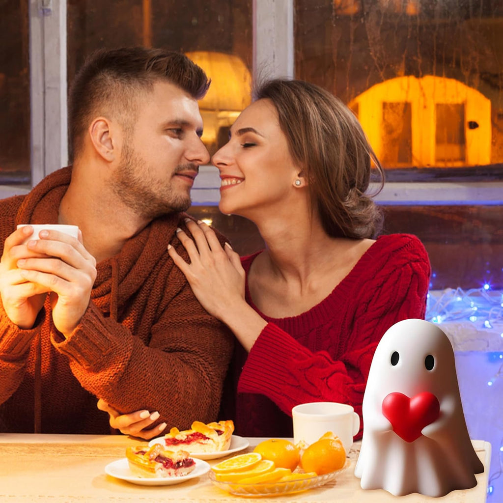 Halloween Ghost Figurine | Cute, Whimsical Decor for Tabletop Home Decoration and Unique Gifts