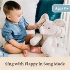 Peek-a-Boo Elephant Toy – Soft Singing & Ear-Flapping Interactive Elephant for Babies and Toddlers