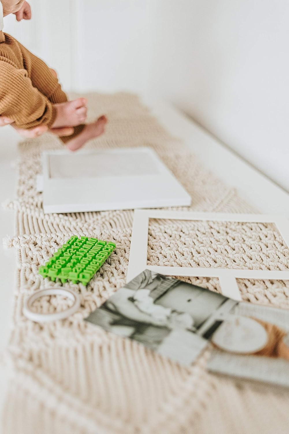 Baby Handprint & Footprint Kit – Newborn Casting Set with Safe Clay for Infant Hand & Feet Moulds