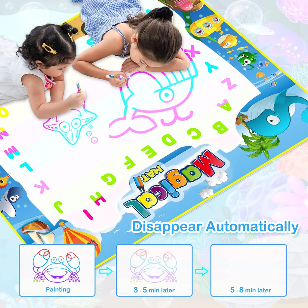 Magic Drawing Doodle Mat | Non-Toxic, Foldable & Ideal Arts and Crafts for two year olds