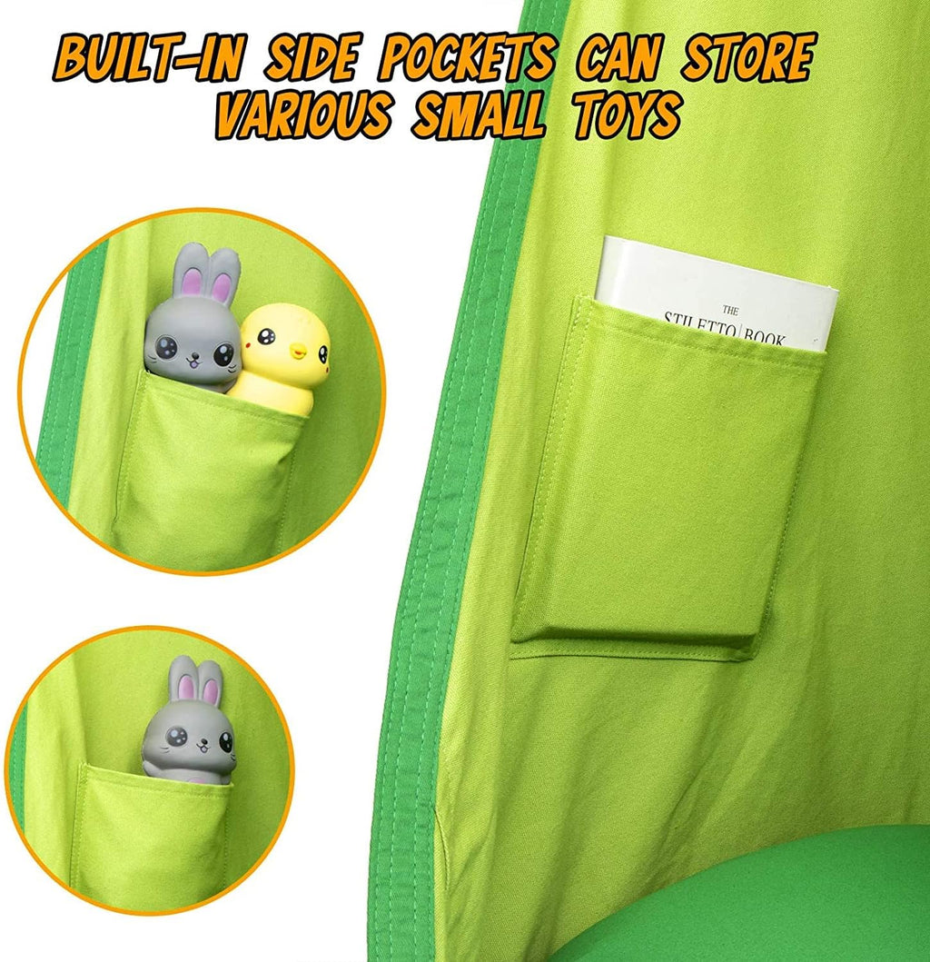 Hanging Chair Children's | Comfortable, Durable & Ideal for Indoor and Outdoor Relaxation and Play