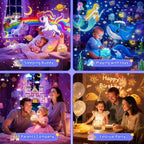 2-in-1 Children's Night Light Projector | Soothing Ocean Projections & Soft Lighting for Peaceful Sleep