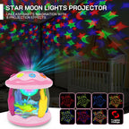 Musical Projector Rotating Light Baby Toys for 6-12 Months | Rotating Light-Up, Tummy Time & Learning Toy for Infants and Toddlers 1-3 Years Old