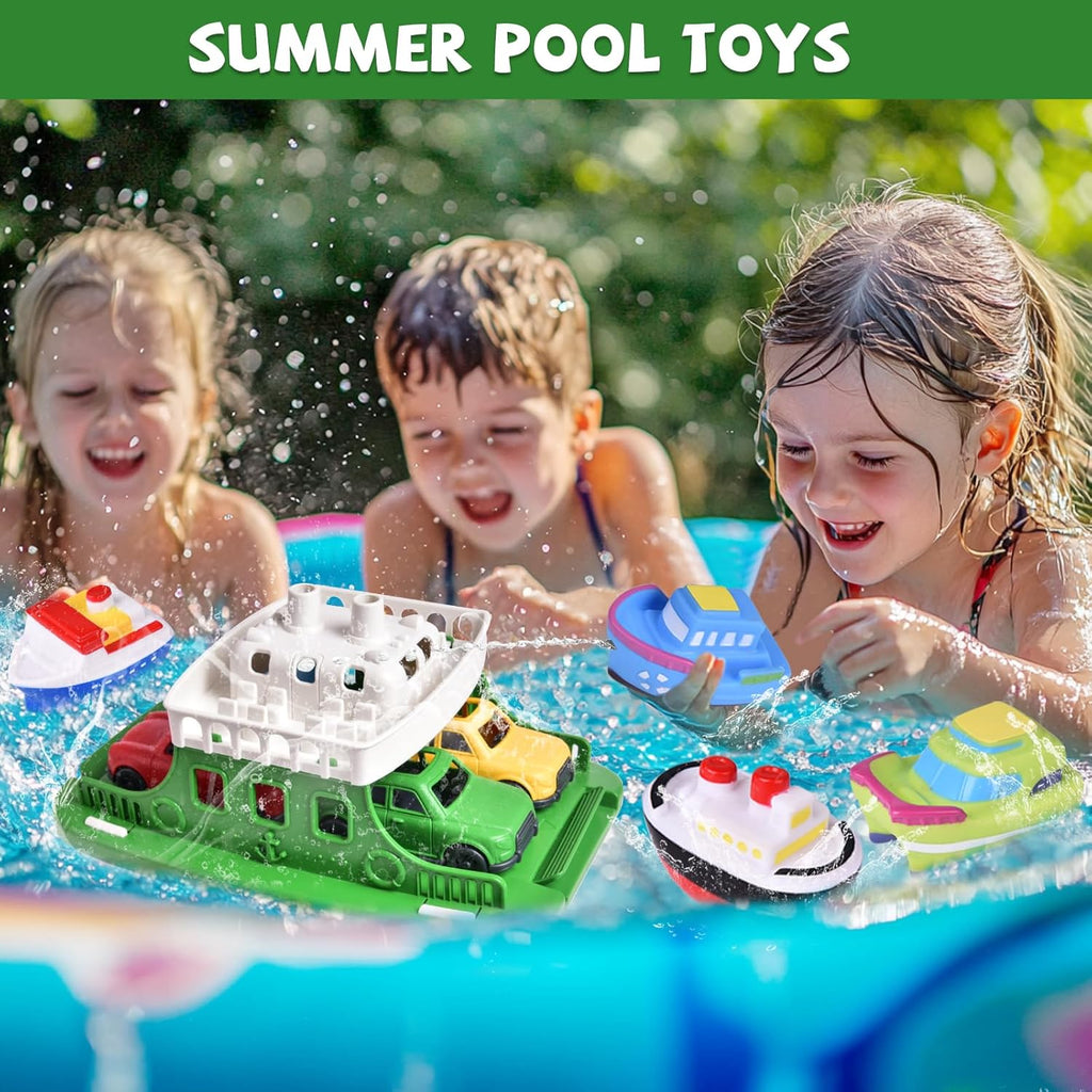 Bath Toy Boat for Toddlers – Floating Boat Toys for Fun Water Play in the Bath