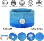 2pcs Car Sick Wristbands Wristband | Nausea Relief Wristbands Adjustable, Soft Fabric & Natural Pressure Therapy for Travel Comfort