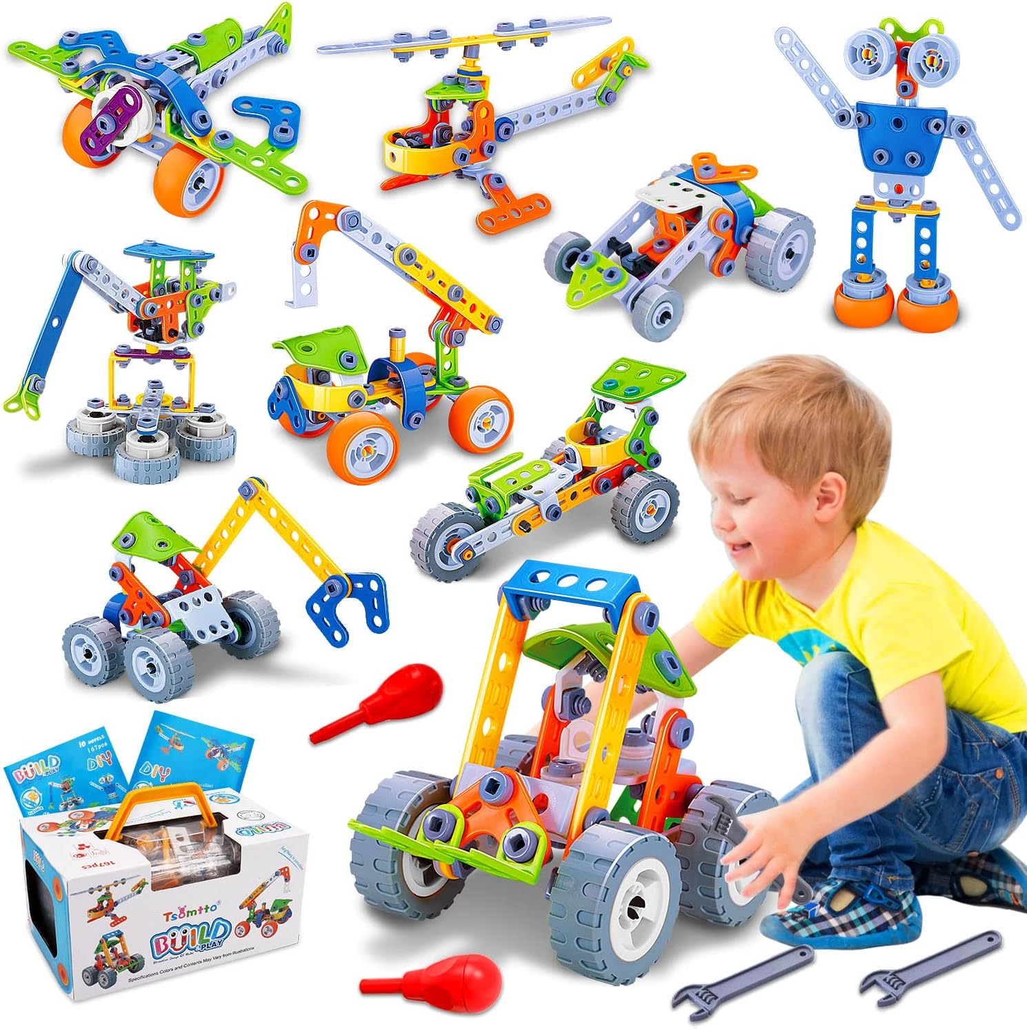 STEM Building Set for Kids | Durable, Educational & Perfect for Creative Play and Technical Skill Development