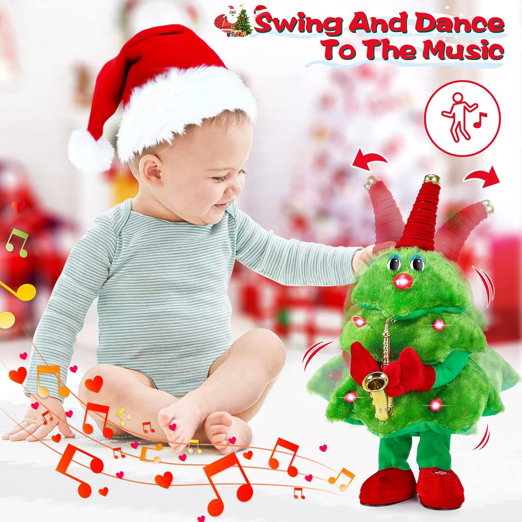 Robotic Christmas Ornament - Singing Dancing Christmas Tree Plush Toy