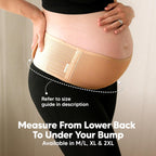 Pregnancy Support Belt for Back & Abdominal Relief – Adjustable Stomach Support for Pregnant Ladies