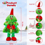Robotic Christmas Ornament - Singing Dancing Christmas Tree Plush Toy