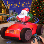 Remote Control Inflatable Santa Claus Outdoor with Auto Inflate