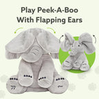 Robotic Peek a Boo Elephant Plush Toy | Interactive, Soft & Ideal for Babies and Toddlers