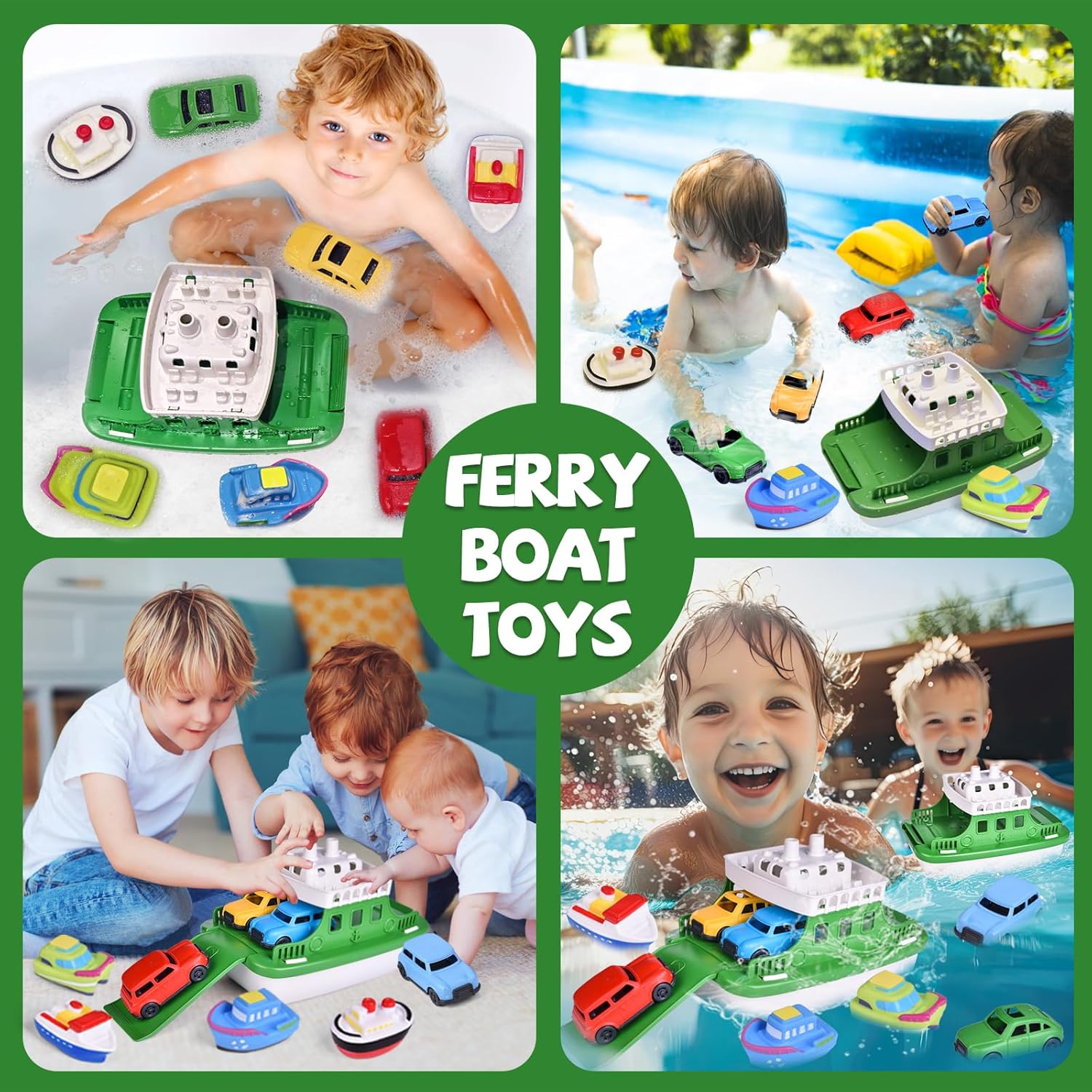 Bath Toy Boat for Toddlers – Floating Boat Toys for Fun Water Play in the Bath