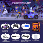 Remote Control Inflatable Santa Claus Outdoor with Auto Inflate
