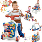 Walker for One Year Olds – Baby Activity Walker with Stable Support for First Steps & Early Balance