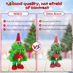 Robotic Christmas Ornament - Singing Dancing Christmas Tree Plush Toy