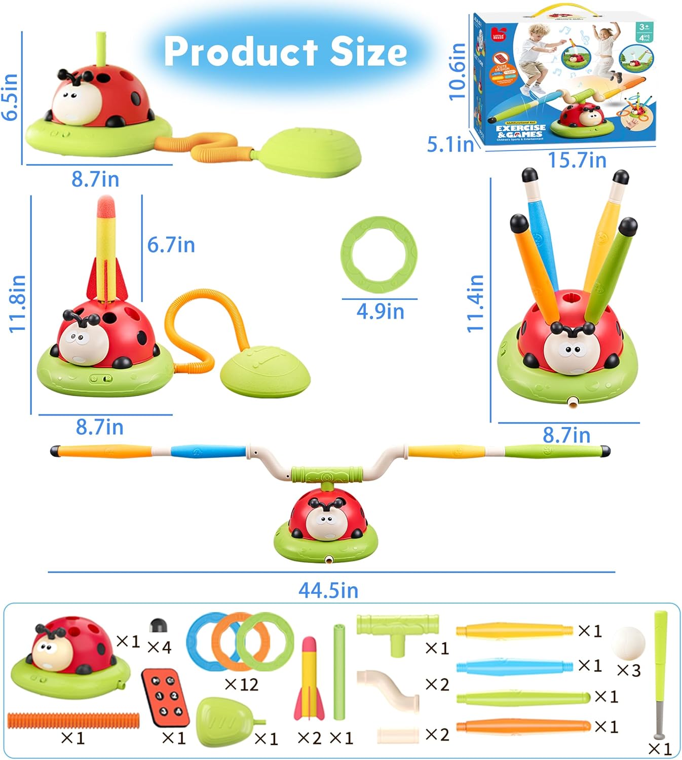 Montessori Active Trio Set – 3-in-1 Sensory Learning Toys for Baby Development & Fine Motor Skills