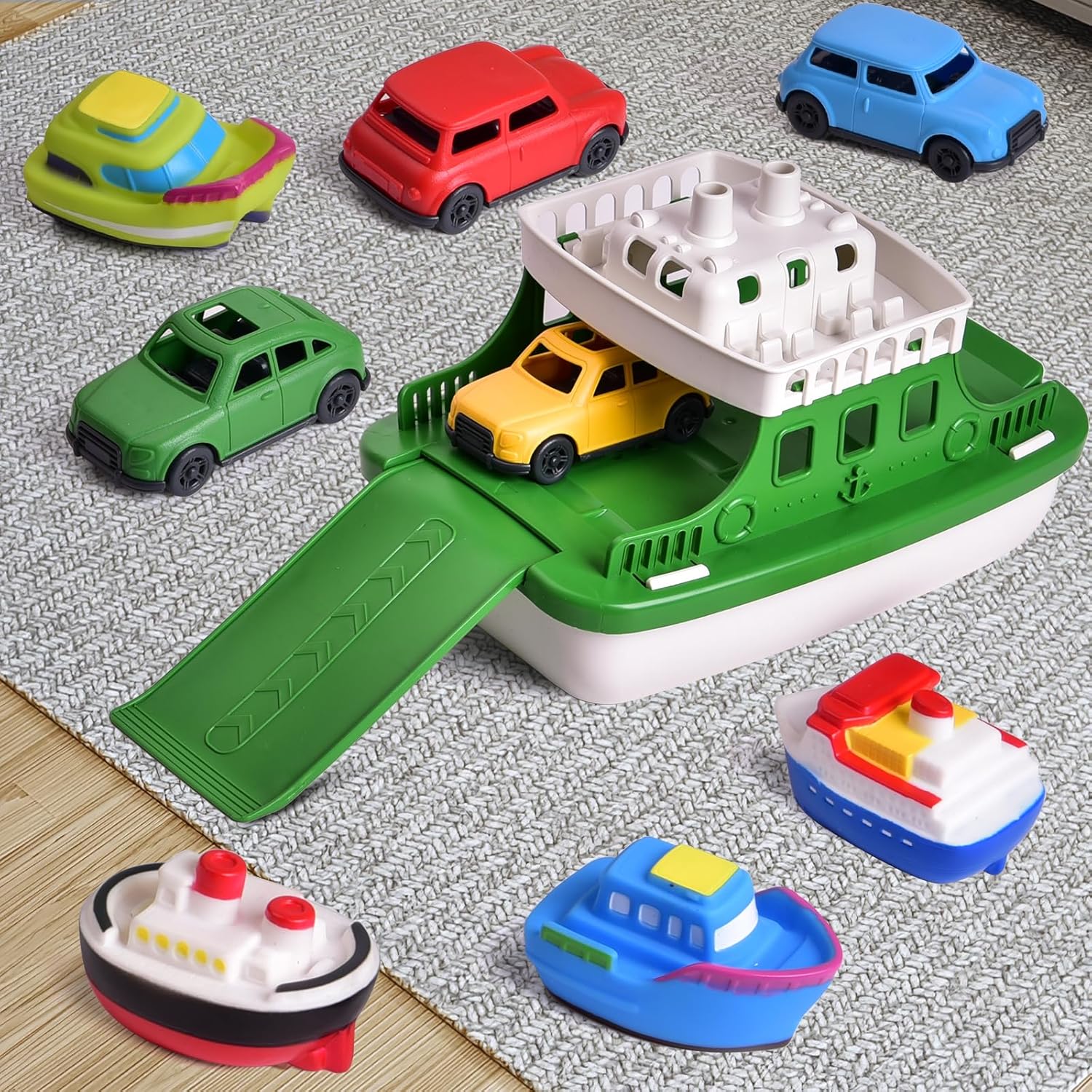 Bath Toy Boat for Toddlers – Floating Boat Toys for Fun Water Play in the Bath