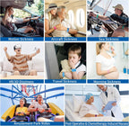 2pcs Car Sick Wristbands Wristband | Nausea Relief Wristbands Adjustable, Soft Fabric & Natural Pressure Therapy for Travel Comfort