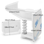 Invisible Child-Proof Cabinet Locks | 10pcs, Easy Peel & Stick Installation for Kitchen and Living Room Safety