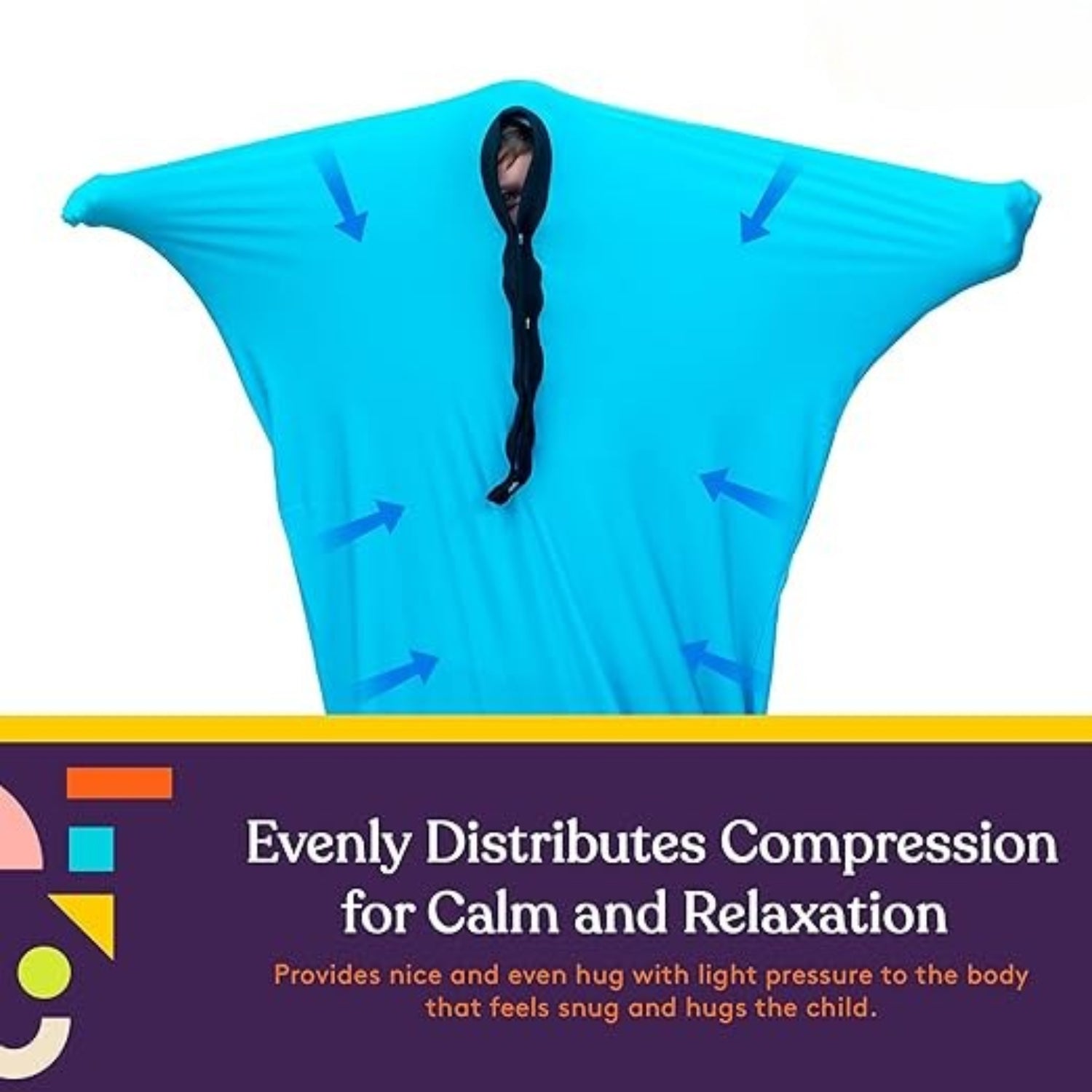 Sensory Body Sock | Calming Compression for Autism Products | Relaxing and Soothing for Sensory Needs