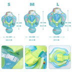 Baby Swim Float with Sunshade Canopy | Safety Buckle, Quick-Drying & Ideal for Infants 3-36 Months