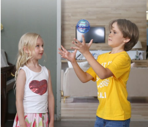 Flying Ball Spinner Toy | LED Mini Drone with Hand Movement Control for Indoor and Outdoor Play