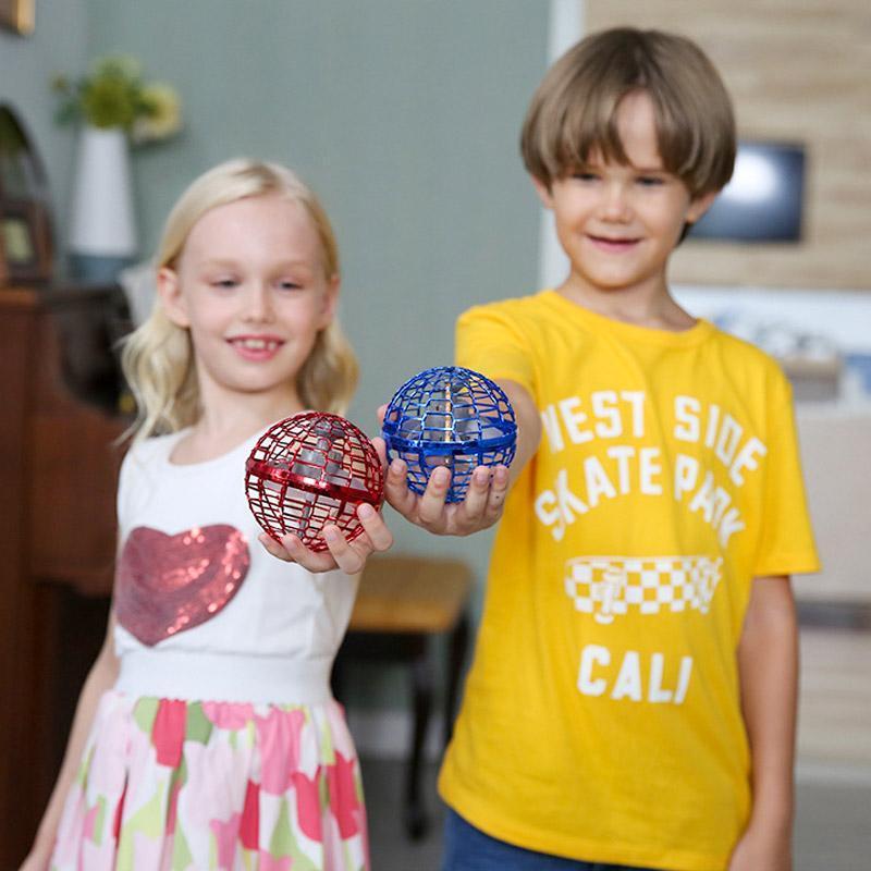 Flying Ball Spinner Toy | LED Mini Drone with Hand Movement Control for Indoor and Outdoor Play