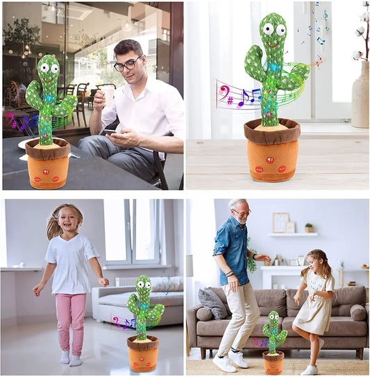 Cactopia™ | Sound-Reacting Dancing Cactus Toy | Interactive Musical Plant for Kids & Home Decor