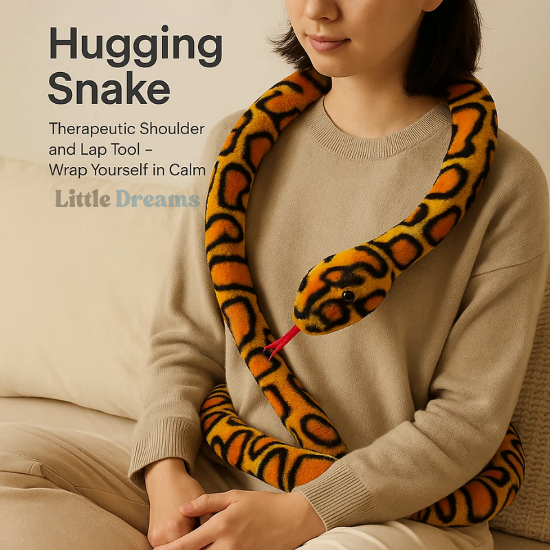 Sensory Hugging Snake 180cm | Therapeutic  Shoulder and Lap Tool | Calming Pressure for Relaxation Weighted Snake