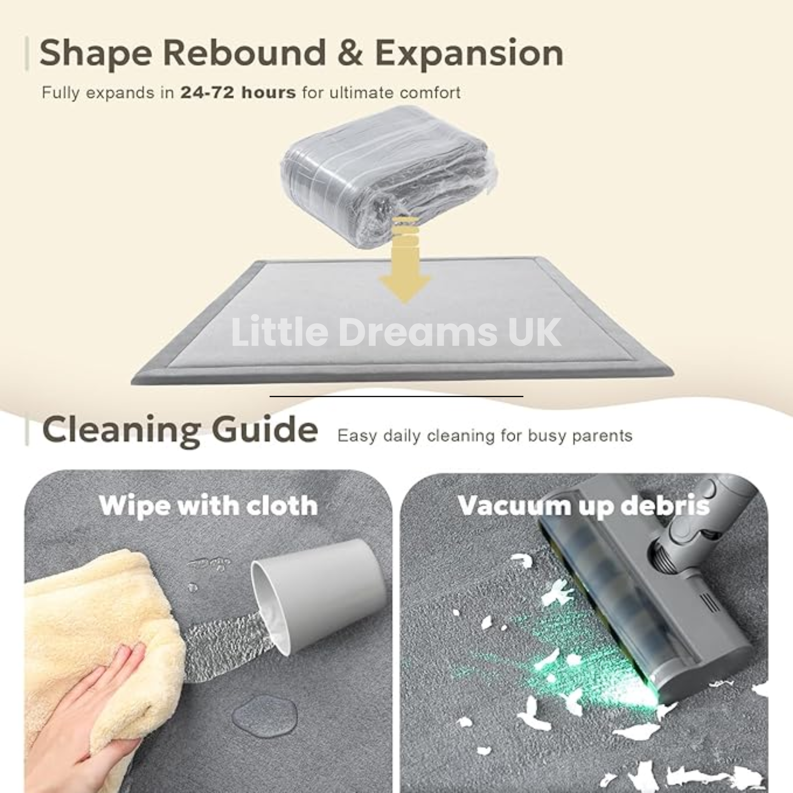 Premium Soft Play Mat | Cozy, Non-Toxic & Ideal for Baby's Adventure Zone