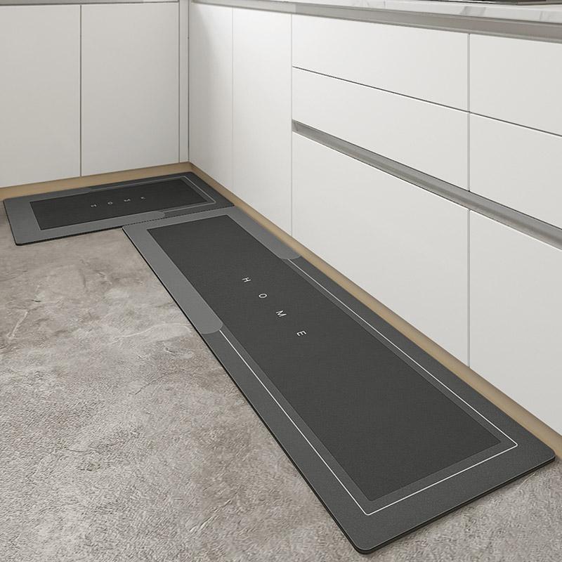 Bathroom Waterproof Floor Mat - Quick Drying & Absorbent Magic Mats with Rubber Backing