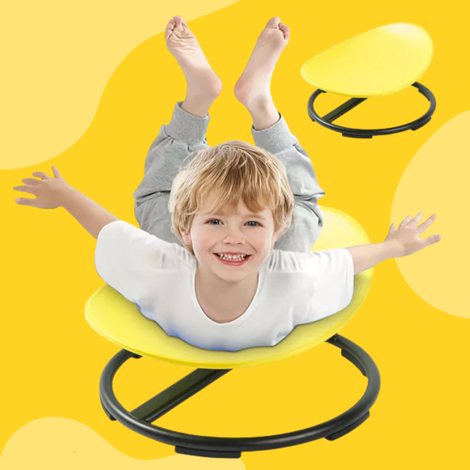 Sensory Spinning Chair for Kids – 360° Swivel Sensory Chair for Autism & ADHD | Therapy Seat for Balance & Coordination UK
