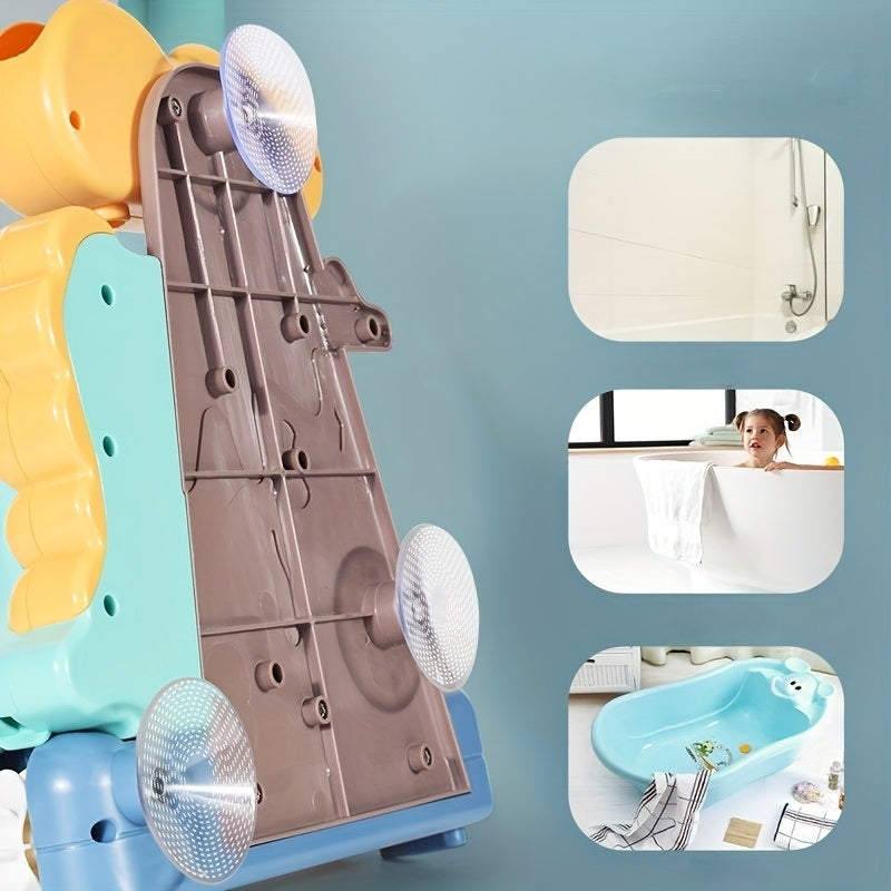 Cartoon Dinosaur Bath Toys | Spinning Water Fun for Kids Aged 18 Months and Older, Perfect for Bath Time and Gift Giving