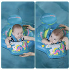 Baby Swim Float with Sunshade Canopy | Safety Buckle, Quick-Drying & Ideal for Infants 3-36 Months