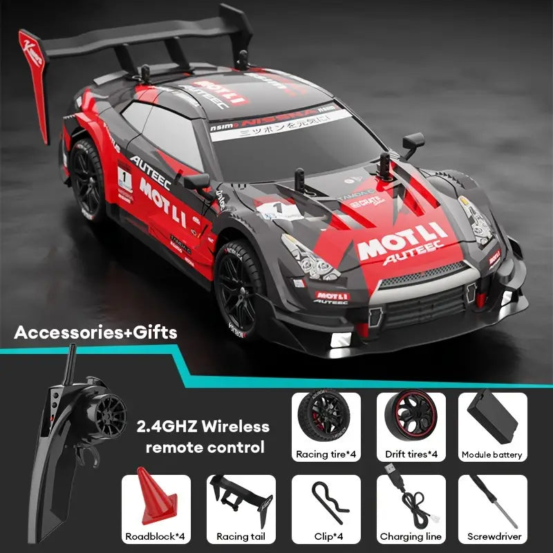 1:16 Drifter Remote Control Car | High-Speed, All-Terrain & Durable for Indoor and Outdoor Racing Adventures